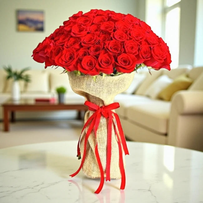 100 Red Rose Bouquet