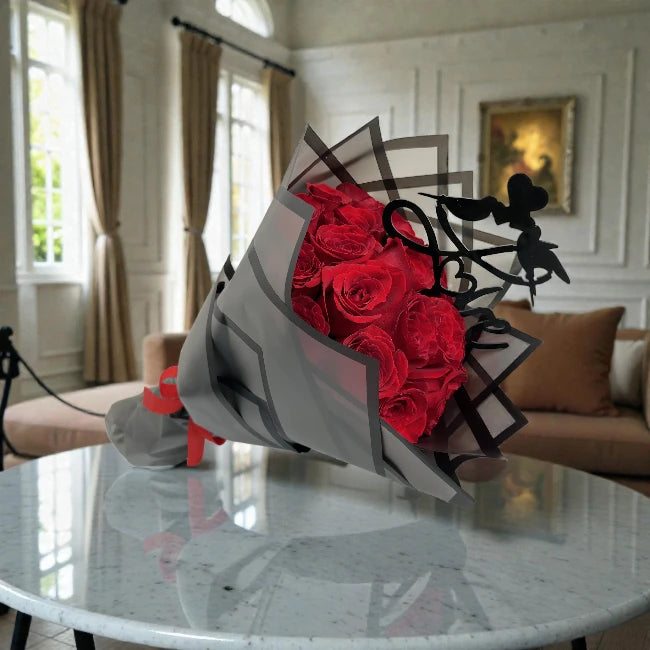 Awesome Red Rose Bouquet