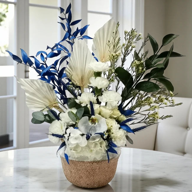 Blue And White Vase