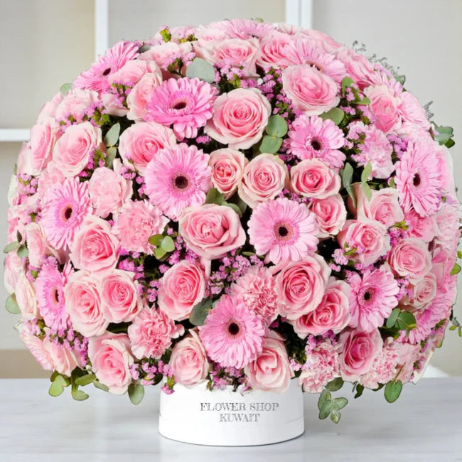 Blush Pink Flower Box
