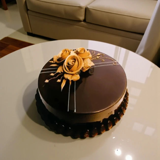 Chocolate Flower Cake