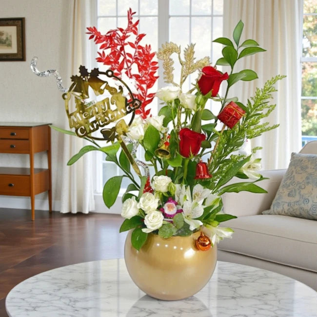 Christmas Vase