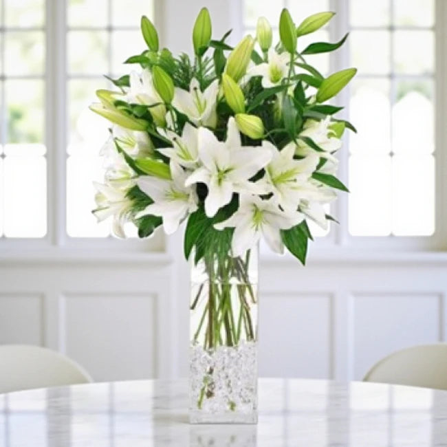 Lilium Long Vase