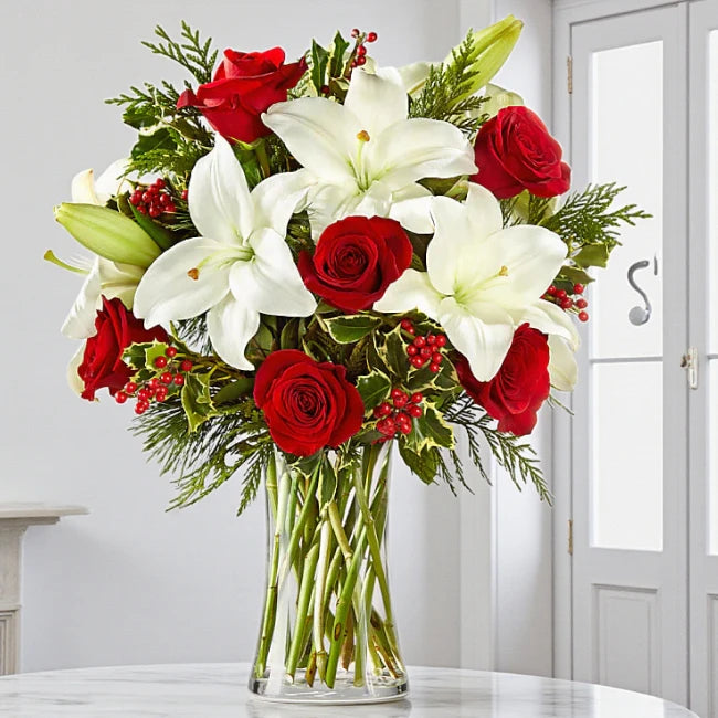 Merry Christmas Vase