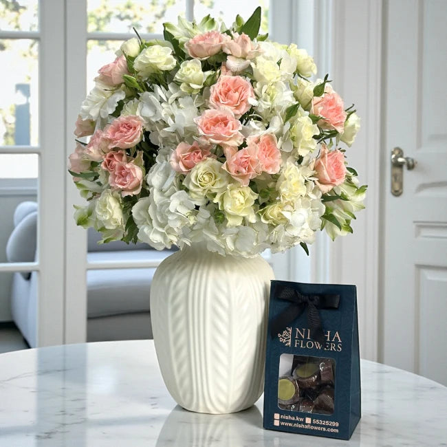 Mixed Flowers Chocolate Combo