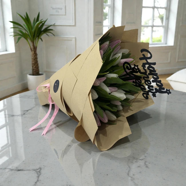 New Year Tulip Bouquet