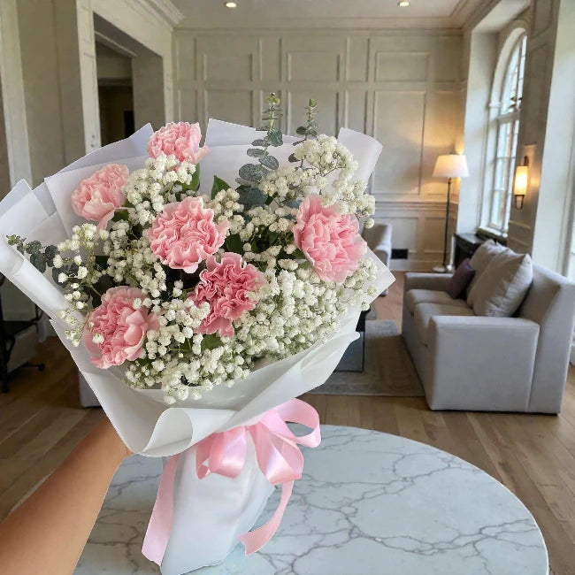 Pink Carnation Bouquet