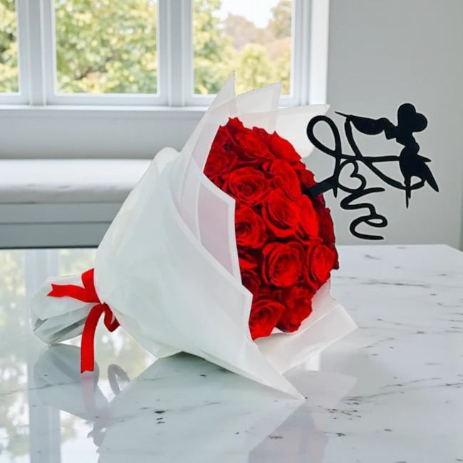 Romantic Red Rose Bouquet
