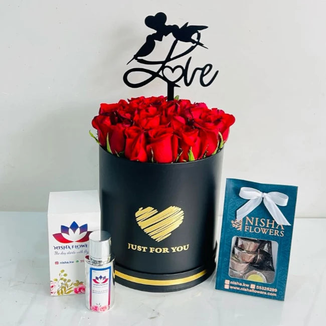 Romantic Red Roses Combo