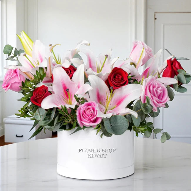 Rose & Lily Flower Box