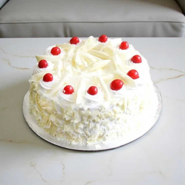 White Forest Cake