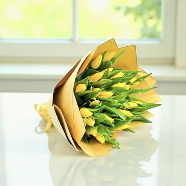 Yellow Tulip Bouquet